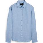 Blauwe Linnen C&A Overhemden   in maat XL voor Heren 