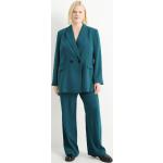 Turquoise Polyester C&A Geweven Damespantalons  in maat 3XL in de Sale 