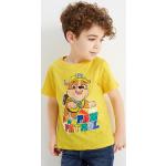 Gele C&A Paw Patrol Rubble Kinder T-shirts  in maat 104 Bio Sustainable 