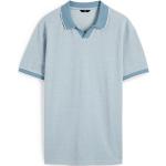 Turquoise C&A Gestreepte Poloshirts met korte mouw V-hals  in maat XXL voor Heren 