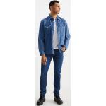 Blauwe C&A Slimfit jeans  in maat L  lengte L32  breedte W28 Bio Sustainable voor Heren 