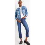 Blauwe High waist C&A Hoge taille jeans  in maat XL met Studs voor Dames 
