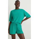 Groene Viscose C&A Pyjamabroeken  in maat XS in de Sale voor Dames 