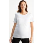 Witte Jersey C&A Zwangerschapsshirts  in maat L voor Dames 