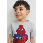 Blauwe Jersey C&A Spider-Man All over print T-shirts met opdruk voor Heren 