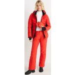Rode Polyester C&A Ademende waterdichte Gewatteerde Skibroeken  in maat 3XL in de Sale voor Dames 