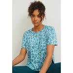 Turquoise Sport T-shirts  in maat S voor Dames 