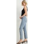 Blauwe High waist C&A Hoge taille jeans  in maat XS in de Sale voor Dames 