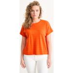Oranje Jersey C&A Gestreepte T-shirts  in maat L voor Dames 