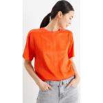 Oranje Viscose C&A T-shirts  in maat M voor Dames 