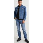 Blauwe C&A Tapered jeans  in maat XS  lengte L32  breedte W32 in de Sale voor Heren 