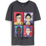 Grijze Jersey Clockhouse T-shirts met opdruk  in maat M voor Dames 