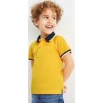 Gele C&A Gestreepte Kinder polo T-shirts  in maat 128 Bio Sustainable 