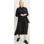 Zwarte Viscose C&A Grote maten jurken  in maat 5XL voor Dames 
