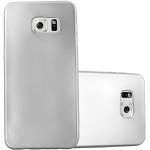 Zilveren Siliconen Metallic Samsung Galaxy S6 Edge hoesjes Sustainable 