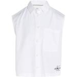 Witte Calvin Klein Kinder mouwloze blouses  in maat 140 Bio Sustainable in de Sale voor Meisjes 