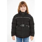 Zwarte Polyester Calvin Klein Gewatteerde Lange kinder winterjassen  in maat 164 Sustainable in de Sale voor Meisjes 