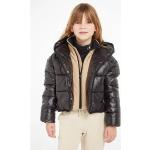 Zwarte Polyamide Calvin Klein Gewatteerde Lange kinder winterjassen  in maat 116 Sustainable in de Sale voor Meisjes 