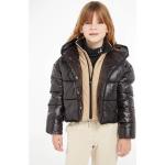 Zwarte Polyamide Calvin Klein Gewatteerde Lange kinder winterjassen  in maat 140 Sustainable in de Sale voor Meisjes 