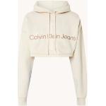 Beige Calvin Klein Cropped sweaters voor Dames 