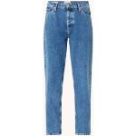 Calvin Klein High waist loose fit jeans met medium wassing - Indigo