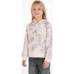 Lila Polyester Calvin Klein All over print Kinder hoodies  in maat 152 Sustainable in de Sale voor Meisjes 