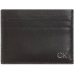 Zwarte Leren Calvin Klein Creditcard-etuis voor Heren 