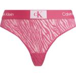 Roze Polyamide Calvin Klein Strings  in maat XS in de Sale voor Dames 