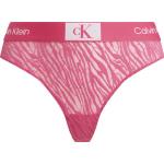Roze Polyamide Calvin Klein Strings  in maat S in de Sale voor Dames 