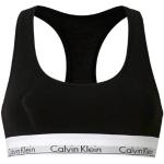 Klassieke Zwarte Modal Calvin Klein Underwear Chemises  in maat L voor Dames 