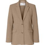 Klassieke Bruine Selected Selected Femme Blazers  in maat XL voor Dames 