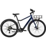 Paarse Stalen Cannondale Elektrische fietsen  in 27,5 inch met motief van Fiets 