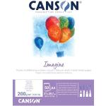Canson 200006008 Imagine Mix-Media papier, A4, zuiver wit