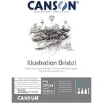 Canson 200457120 Bristol tekenkarton, A4, hoogwit, A4-21 x 29,7 cm