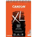 Canson Schets- en Tekenblok XL/787103, A4, Natuurlijk Wit, 90g m2, Inhoud 120 Vellen