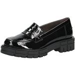 Zwarte Caprice Loafers  in maat 41 met Hakhoogte 3cm tot 5cm met Instap voor Dames 