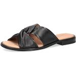 Zwarte Bonten Caprice Platte sandalen  voor de Zomer  in 38 met Hakhoogte 3cm tot 5cm in de Sale voor Dames 