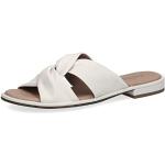 Witte Bonten Caprice Platte sandalen  voor de Zomer  in 38 met Hakhoogte 3cm tot 5cm voor Dames 