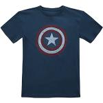 Captain america T-shirt voor jongens, navy, 152 cm