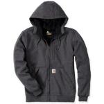 Carhartt 101759 Wind Fighter Hooded Sweatshirt - Relaxed Fit - Carbon Heather - S