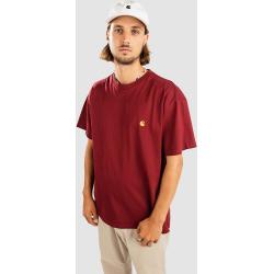 Carhartt WIP Chase T-Shirt rood Gr. S T-Shirts korte mouwen
