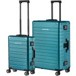 Blauwe Zijden Rolwiel carryon Handbagage koffers 