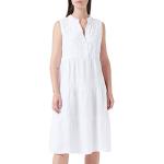 Witte Cartoon V-hals jurken V-hals  in maat XS Midi / Kuitlang voor Dames 