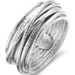 Casa Jewelry Ring Wikkel Satin - Zilver - Maat 17.25