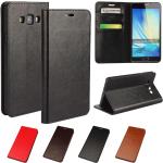 Donkerbruine Leren Samsung Galaxy A52 Hoesjes type: Wallet Case Sustainable 