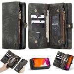 Zwarte CaseMe iPhone 12 hoesjes type: Wallet Case Sustainable 