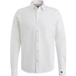 Witte Polyester Stretch Cast Iron Overhemden lange Mouwen kentkraag  in maat XXL voor Heren 