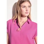 Casual Roze CECIL Poloshirts met korte mouw  voor de Zomer V-hals  in maat XXL voor Dames 