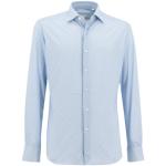 Casual Blauwe XACUS Strijkvrij overhemd  in maat XXL in de Sale voor Heren 