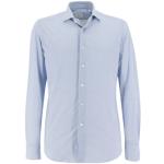 Casual Blauwe XACUS Strijkvrij overhemd  in maat 3XL in de Sale voor Heren 